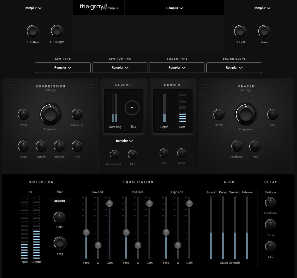 Romplur TheGrayV2 UI Template – Romplur