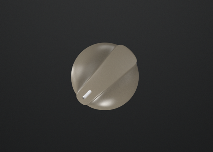 Romplur Gui Design Beige Knob – Romplur