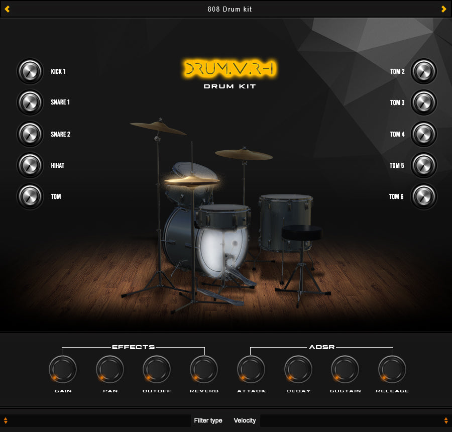Romplur DRUM VR-1 Template – Romplur
